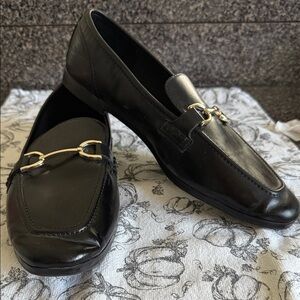 a new day Black Loafers with Gold Accents

Free shipping today until 315 EST.